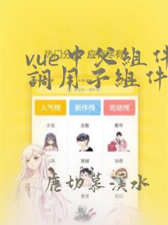 vue中父组件调用子组件的方法