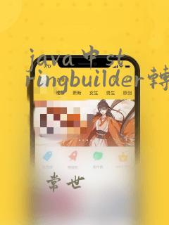 java中stringbuilder转string