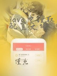 java中读取配置文件
