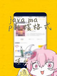java map数据格式