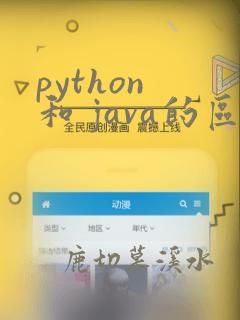 python 和 java的区别