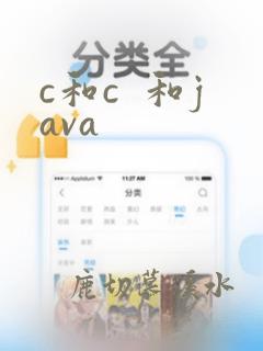 c和c 和java