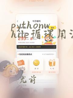 pythonwhile循环用法