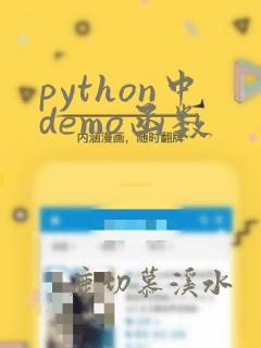 python中demo函数