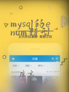 mysql的enum类型