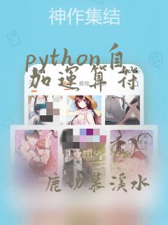 python自加运算符
