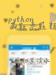 python 函数参数类型