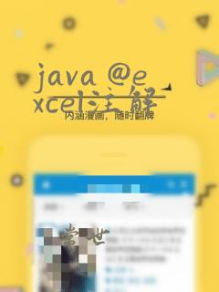 java @excel注解