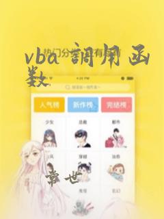 vba 调用函数