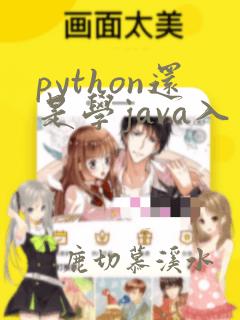 python还是学java入门