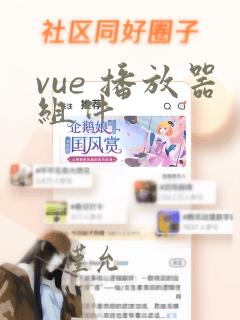 vue 播放器组件