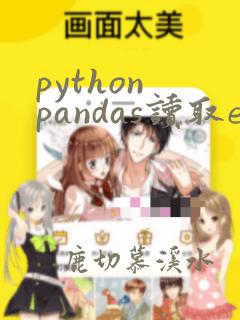 python pandas读取excel数据
