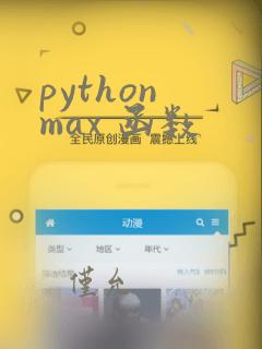 python max 函数