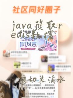 java获取redis数据