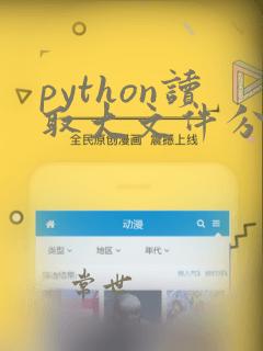 python读取大文件分割