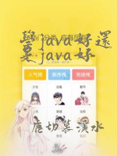 学java好还是java好