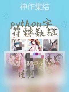 python字符转数组