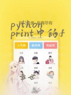 python print中的f