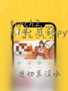 torch2.3.1对应的python版本