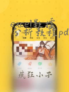 excel数据分析教程pdf