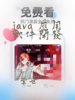 java 应用软件开发
