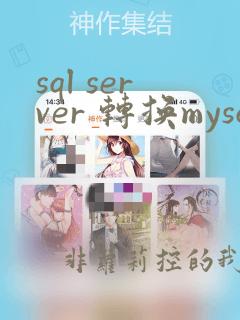 sql server 转换mysql
