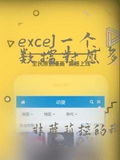 excel一个数据对应多个数据匹配