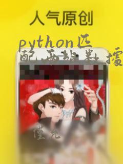 python匹配两组数据