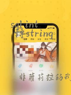 sql int 转string