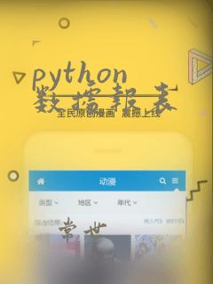 python 数据报表