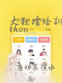 大数据培训python