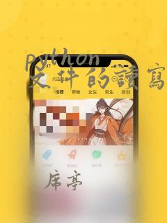 python 文件的读写