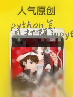 python怎么打开jupyter
