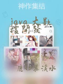 java 大数据开发