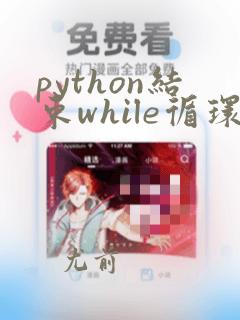 python结束while循环