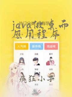 java做桌面应用程序