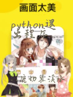 python退出程序