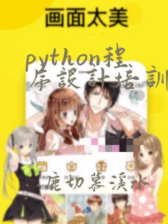 python程序设计培训