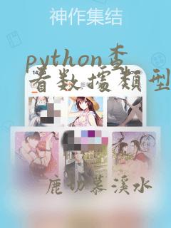 python查看数据类型的函数