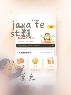 java test类