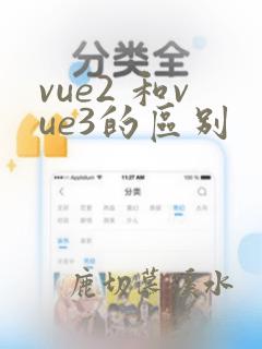 vue2 和vue3的区别