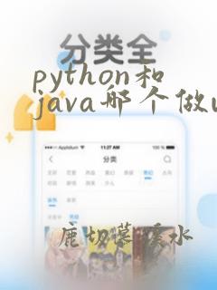 python和java哪个做web好