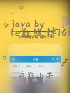 java byte数组转16进制字符串
