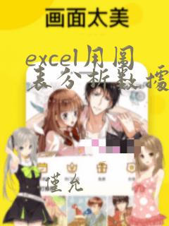 excel用图表分析数据