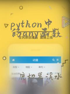 python中的any函数