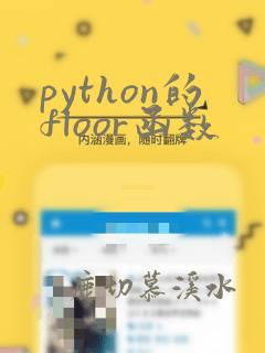 python的floor函数