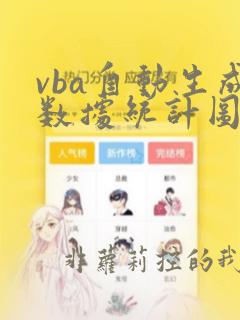 vba自动生成数据统计图表