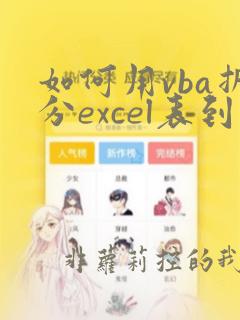 如何用vba拆分excel表到新的工作簿