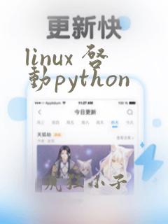 linux 启动python