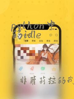 python中的idle